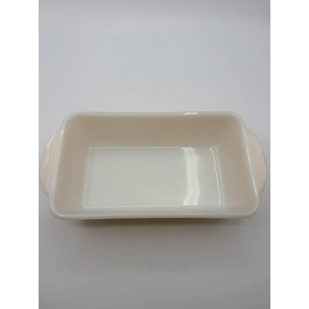 Vintage Fire-King Peach Lustre Bakeware Lot Casserole Baker Ramekins USA - 6 EA